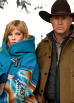 Yellowstone Beth Dutton Blue Hooded Coat