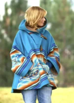 Yellowstone Beth Dutton Blue Hooded Coat