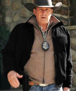 John Dutton Black Cotton Jacket