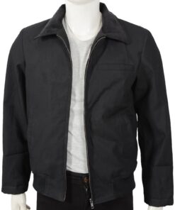 John Dutton Black Cotton Jacket