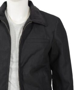 John Dutton Black Cotton Jacket