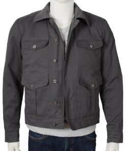 Yellowstone John Dutton Grey Cotton Jacket