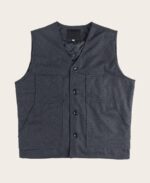 John Dutton Grey Wool Vest