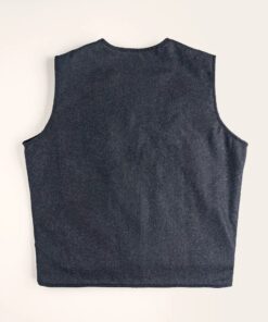 John Dutton Grey Wool Vest