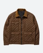 John Dutton Yellowstone Season 4 Quilted Cotton Jacket