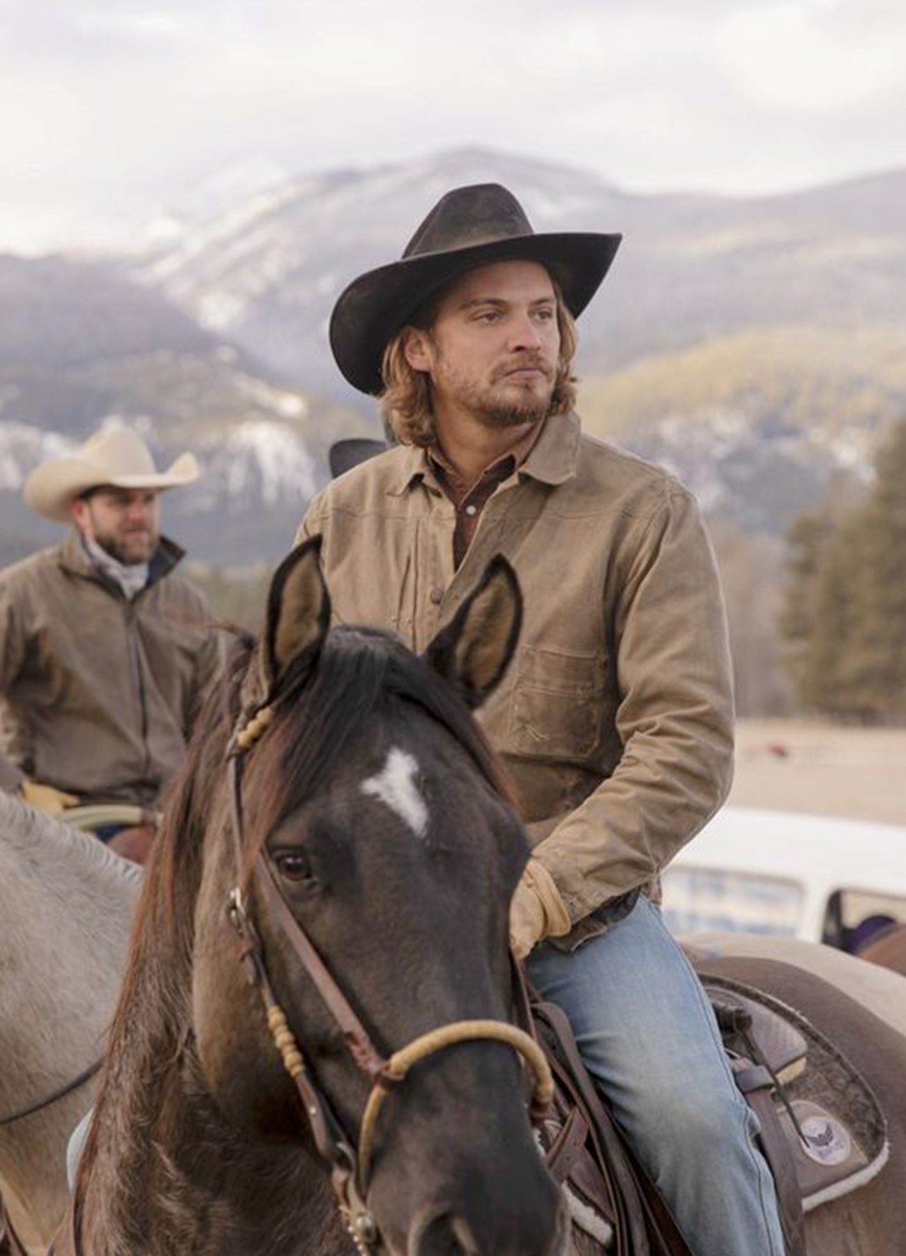 Luke-Grimes-Yellowstone-Season-5-Waxed-Cotton-Brown-Jacket