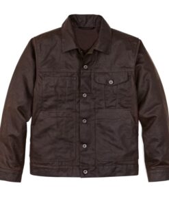Rip Wheeler Tin Cloth Short Lined Cruiser Jacket