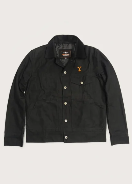 Rip Wheeler Yellowstone Black Cotton Jacket