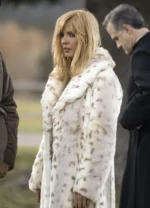 Yellowstone Beth Dutton White Leopard Coat