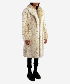 Yellowstone Beth Dutton Faux Fur White Coat