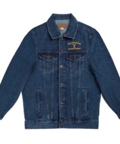 Yellowstone Dutton Ranch Logo Denim Jacket