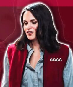 Kathryn Kelly 6666 Red Cotton Vest