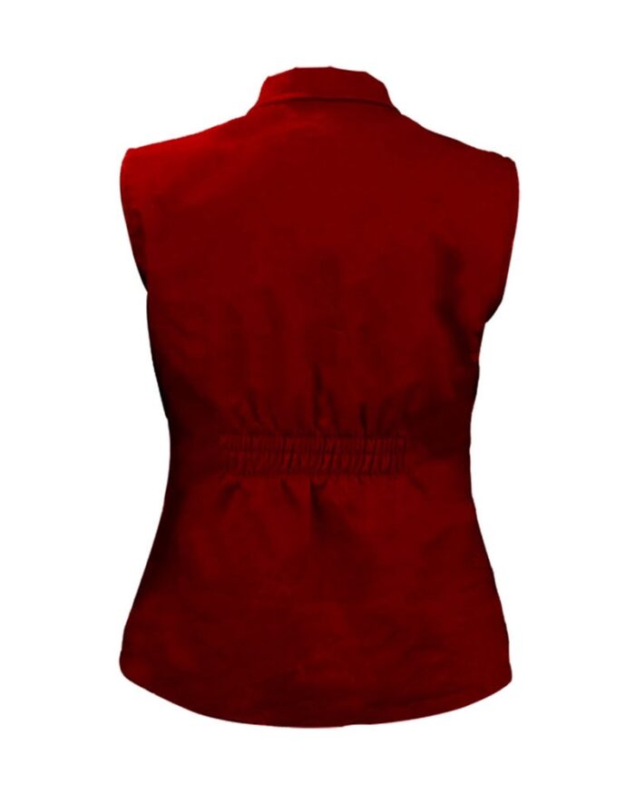 Kathryn Kelly 6666 Red Cotton Vest