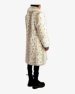 Yellowstone Beth Dutton Faux Fur White Coat