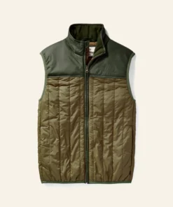 Rip Wheeler Green Quilted Vest