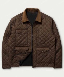 John Dutton Yellowstone Season 4 Quilted Jacket