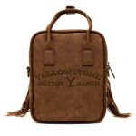 Yellowstone Cowhide Crossbody Travel Bag