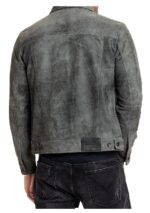 Yellowstone Jamie Dutton Suede Leather Trucker Jacket