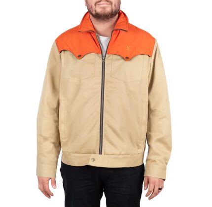 Yellowstone John Dutton Colorblock Panel Heavy Duty Jacket