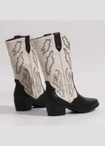 Vintage Western Women’s Leather Pointy Heel Boots